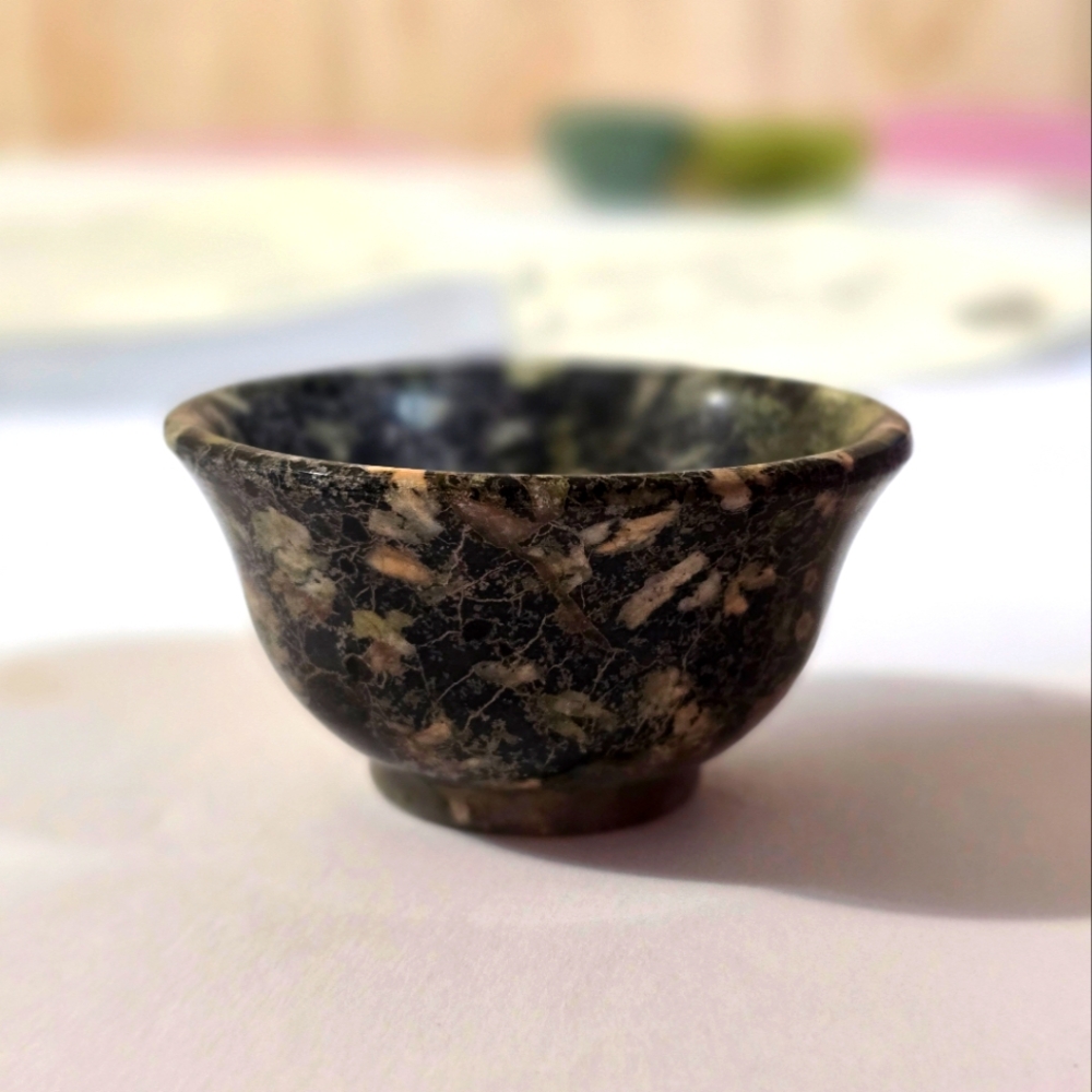 Kambaba Jasper Bowl 2.5" Polished Stone Bowl Healing Crystal